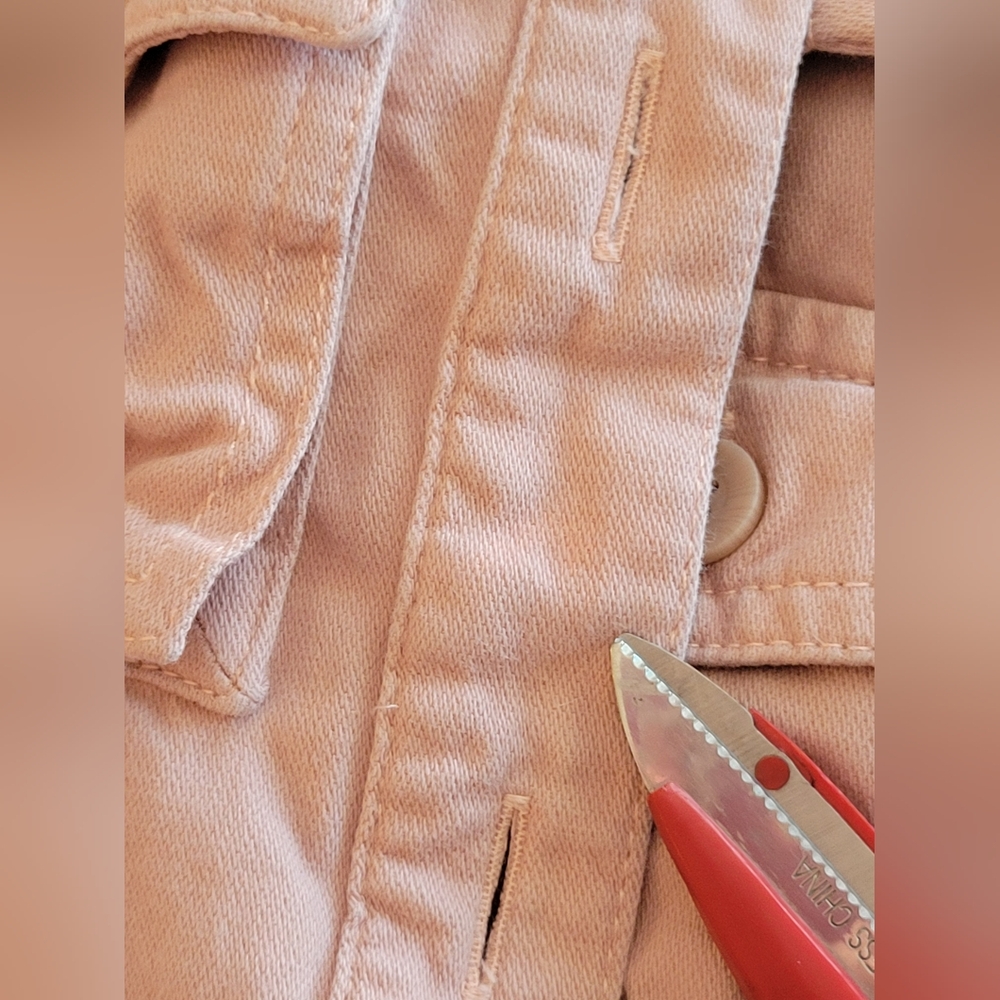 Gap Kids Size 5 Button Front Mauve Jacket - Picture 10 of 11